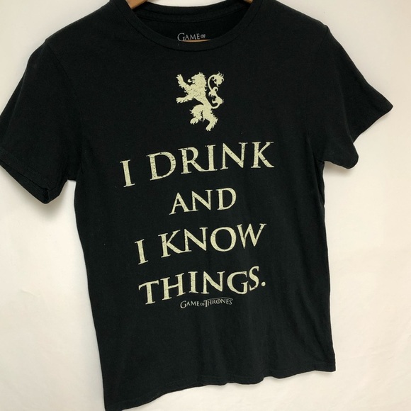 Game of Thrones I Drink and I Know Things T Shirt - Picture 3 of 8